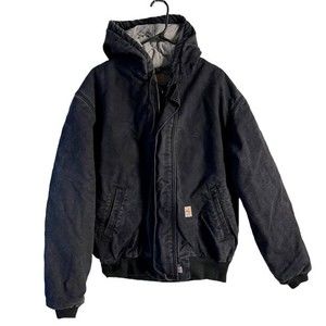 Carhartt Black Hooded Jacket